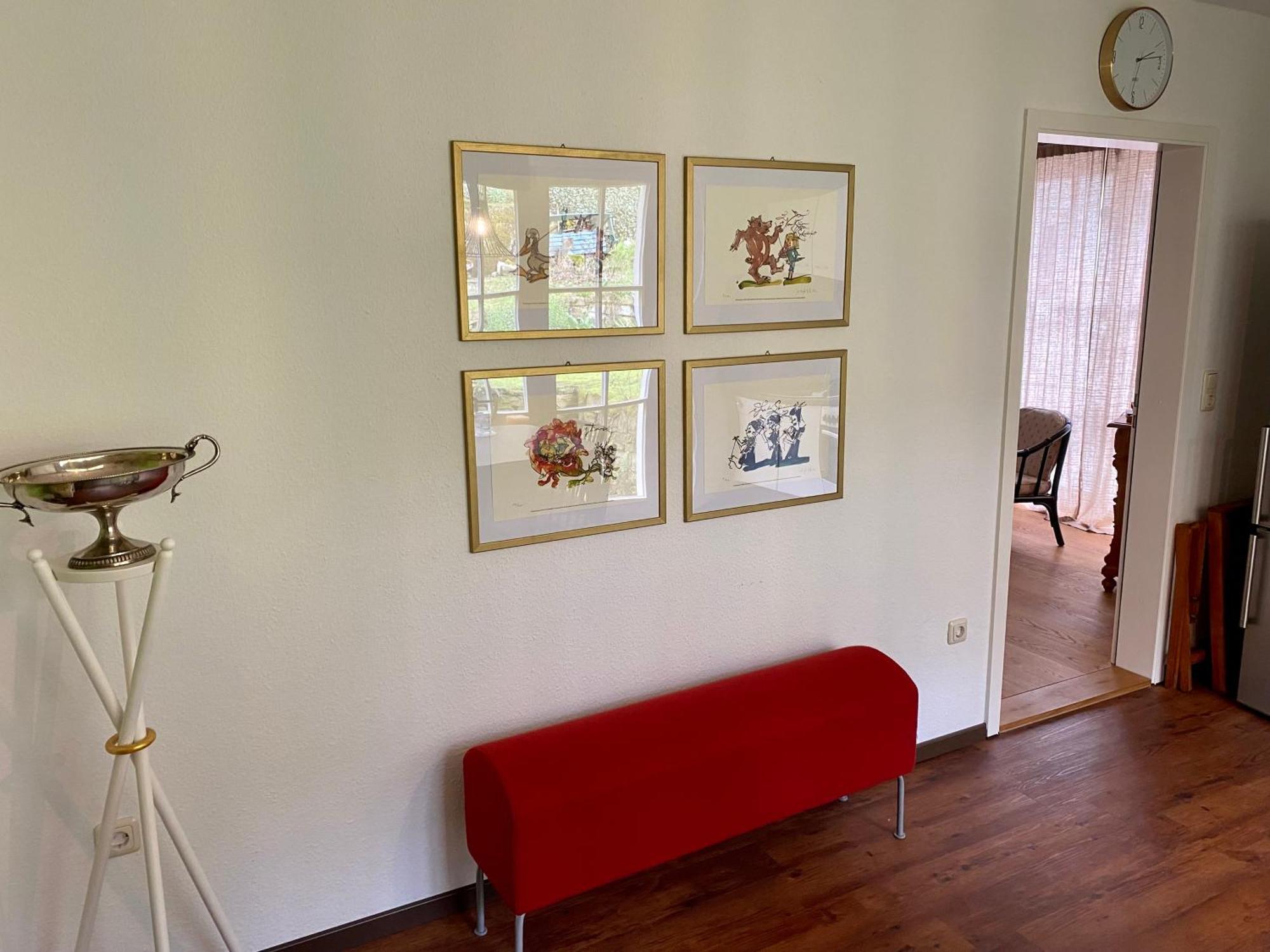 Eine Gemuetliche Ferienwohnung Mit Garten บาด คาร์ลซาเฟิน ภายนอก รูปภาพ